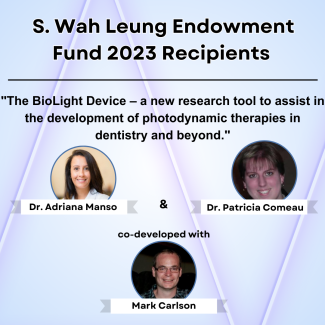 S. Wah Leung Endowment Fund 2023 Recipients