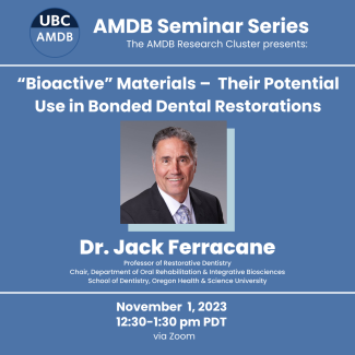 AMDB Seminar ft. Dr. Jack Ferracane Announcement