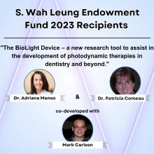 S. Wah Leung Endowment Fund 2023 Recipients